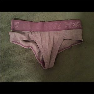 Cheeky purple underwear from PINK